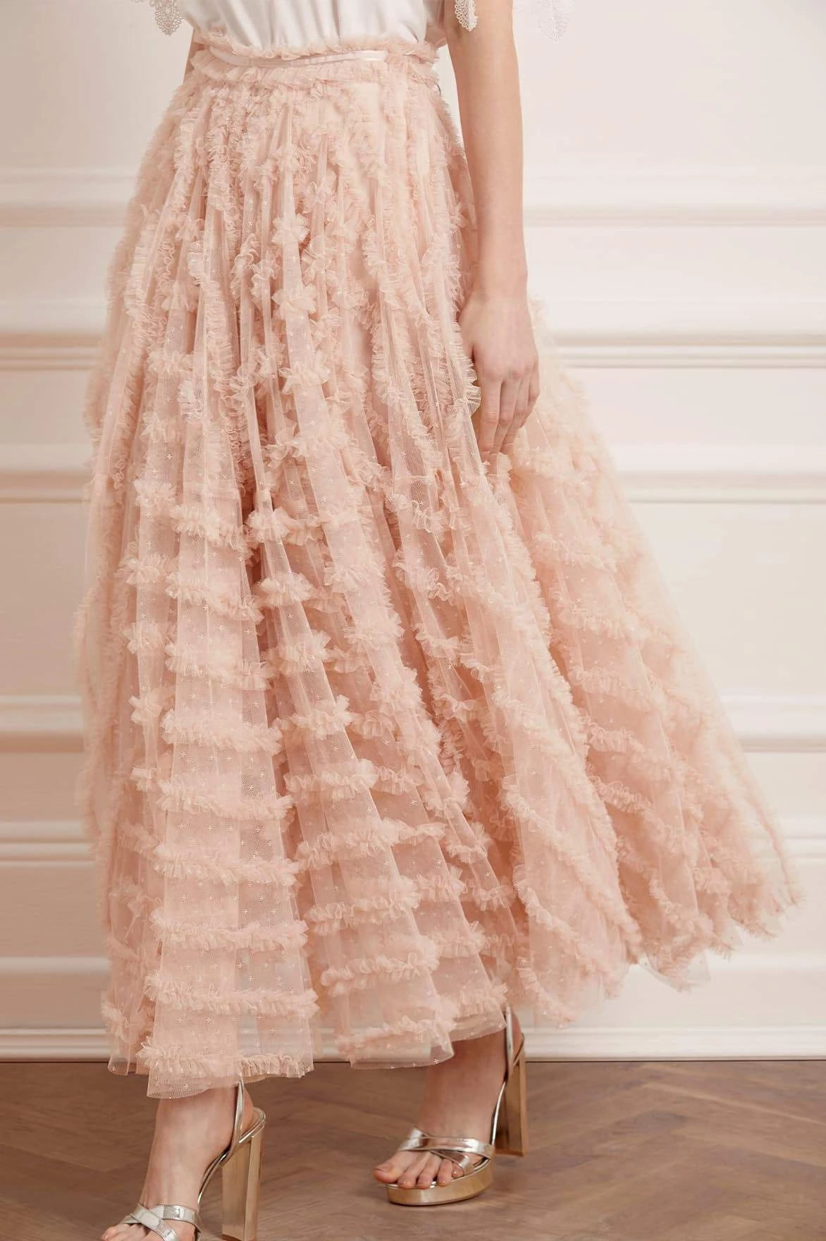 Needle & Thread Holding LTD Florence Ruffle Ankle Skirt 1 Needle & Thread Holding LTD Florence Ruffle Ankle Skirt