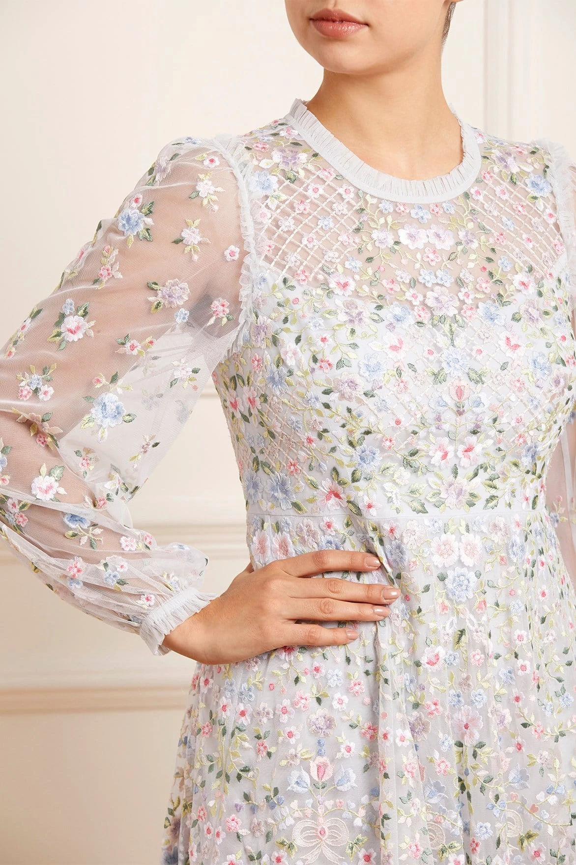 Needle & Thread Holding LTD All - Womenswear Floret Mini Dress 8 Needle & Thread Holding LTD All - Womenswear Floret Mini Dress