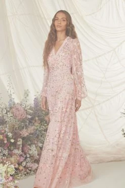 Needle & Thread Holding LTD All - Womenswear Floret V-Neck Gown