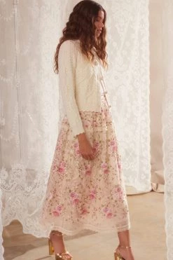 Needle & Thread Holding LTD Flower Applique Short Cardigan All - Womenswear