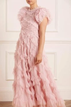 Needle & Thread Holding LTD Genevieve Ruffle Gown