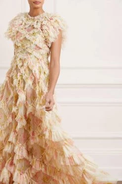 Needle & Thread Holding LTD All - Womenswear Genevieve Rose Gown 12 Needle & Thread Holding LTD All - Womenswear Genevieve Rose Gown