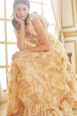 Needle & Thread Holding LTD All - Womenswear Genevieve Rose Gown 19 Needle & Thread Holding LTD All - Womenswear Genevieve Rose Gown