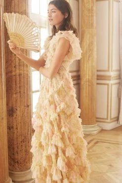 Needle & Thread Holding LTD All - Womenswear Genevieve Rose Gown 18 Needle & Thread Holding LTD All - Womenswear Genevieve Rose Gown