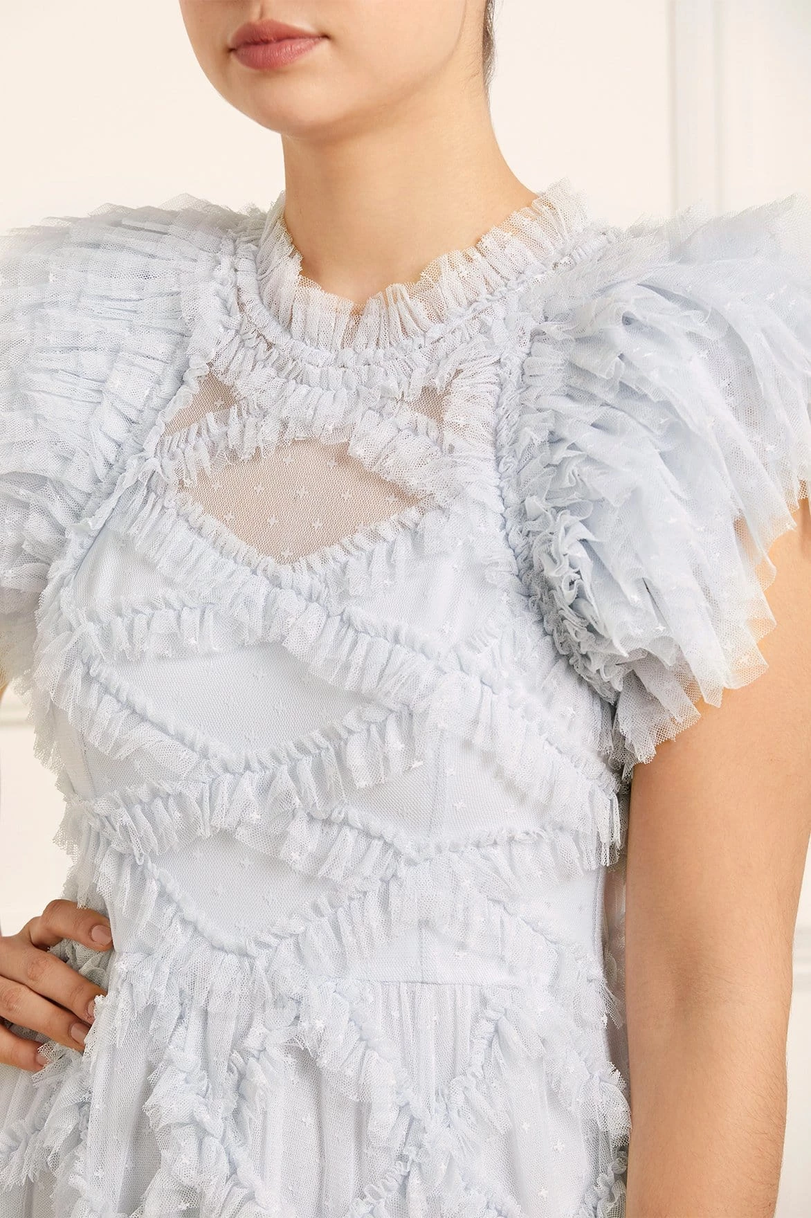 Needle & Thread Holding LTD Genevieve Ruffle Gown All - Womenswear 8 Needle & Thread Holding LTD Genevieve Ruffle Gown All - Womenswear