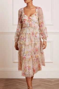 Needle & Thread Holding LTD All - Womenswear Iris Bloom Ballerina Dress 9 Needle & Thread Holding LTD All - Womenswear Iris Bloom Ballerina Dress