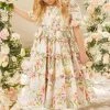 Needle & Thread Holding LTD Iris Bloom Cotton Smocked Kids Dress
