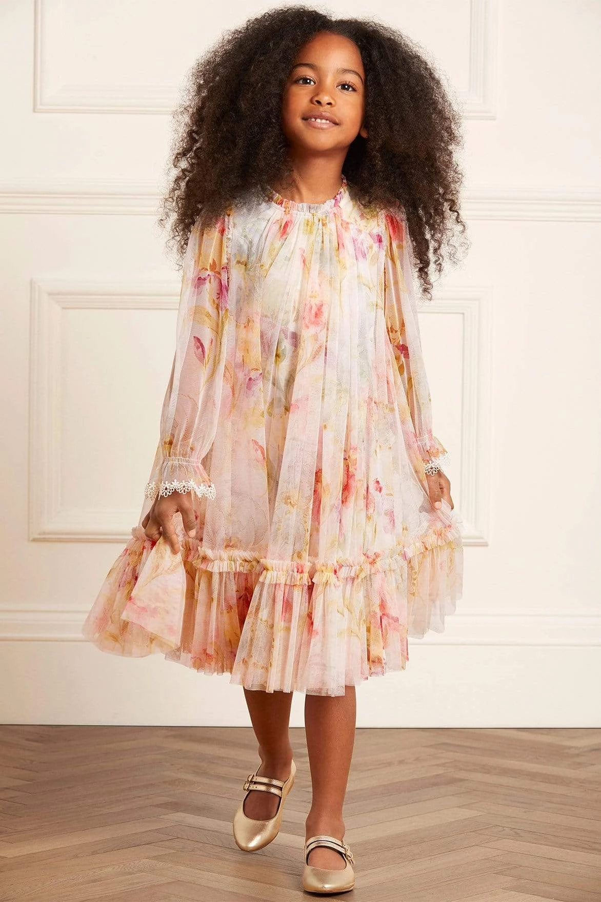 Needle & Thread Holding LTD Iris Bloom Ditsy Kids Dress All-Kids 3 Needle & Thread Holding LTD Iris Bloom Ditsy Kids Dress All-Kids