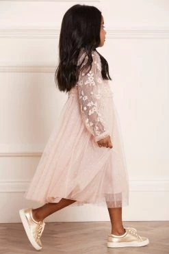 Needle & Thread Holding LTD Lilybelle Long Sleeve Kids Dress