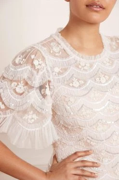 Needle & Thread Holding LTD Lunette Blossom Ankle Gown