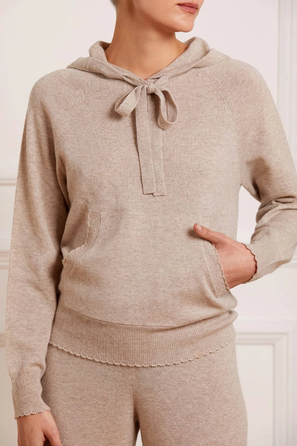 Needle & Thread Holding LTD Luxe Knitted Hoodie 3 Needle & Thread Holding LTD Luxe Knitted Hoodie