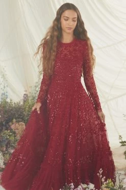 Needle & Thread Holding LTD Margot Ankle Gown