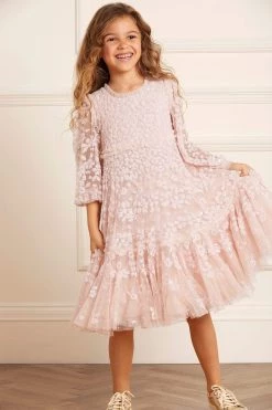 Needle & Thread Holding LTD All-Kids Margot Long Sleeve Kids Dress