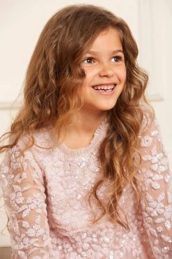 Needle & Thread Holding LTD All-Kids Margot Long Sleeve Kids Dress