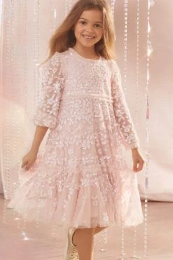 Needle & Thread Holding LTD All-Kids Margot Long Sleeve Kids Dress