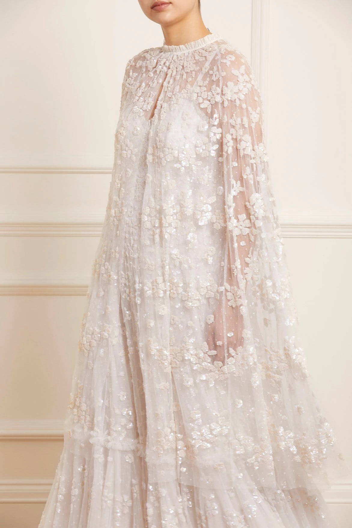 Needle & Thread Holding LTD Margot Midaxi Cape All - Womenswear 1 Needle & Thread Holding LTD Margot Midaxi Cape All - Womenswear