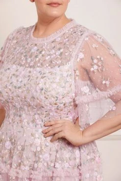 Needle & Thread Holding LTD Martha Ditsy Round Neck Ballerina Dress