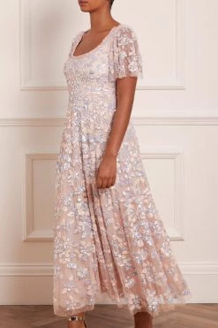 Needle & Thread Holding LTD All - Womenswear Mary Rose Scoop Neck Ankle Gown