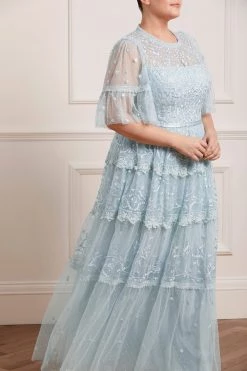 Needle & Thread Holding LTD Midsummer Lace Round Neck Gown All - Womenswear