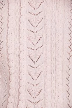 Needle & Thread Holding LTD Mixed Stitch Crochet Trim Short Jumper