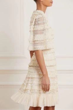 Needle & Thread Holding LTD Nancy Frill Mini Dress All - Womenswear