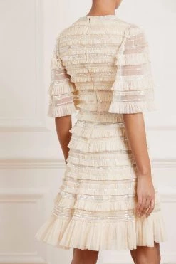 Needle & Thread Holding LTD Nancy Frill Mini Dress All - Womenswear