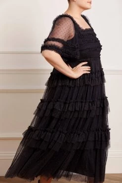 Needle & Thread Holding LTD Peaches Smocked Ankle Gown