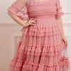 Needle & Thread Holding LTD All - Womenswear Peaches Smocked Ankle Gown