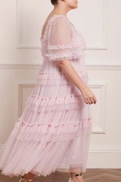 Needle & Thread Holding LTD Peaches Smocked Ankle Gown All - Womenswear