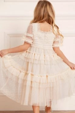 Needle & Thread Holding LTD Peaches Smocked Kids Dress