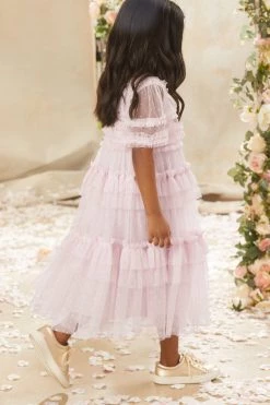 Needle & Thread Holding LTD All-Kids Peaches Smocked Kids Dress