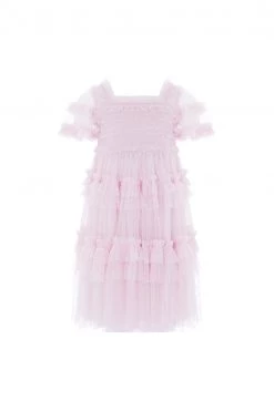 Needle & Thread Holding LTD All-Kids Peaches Smocked Kids Dress