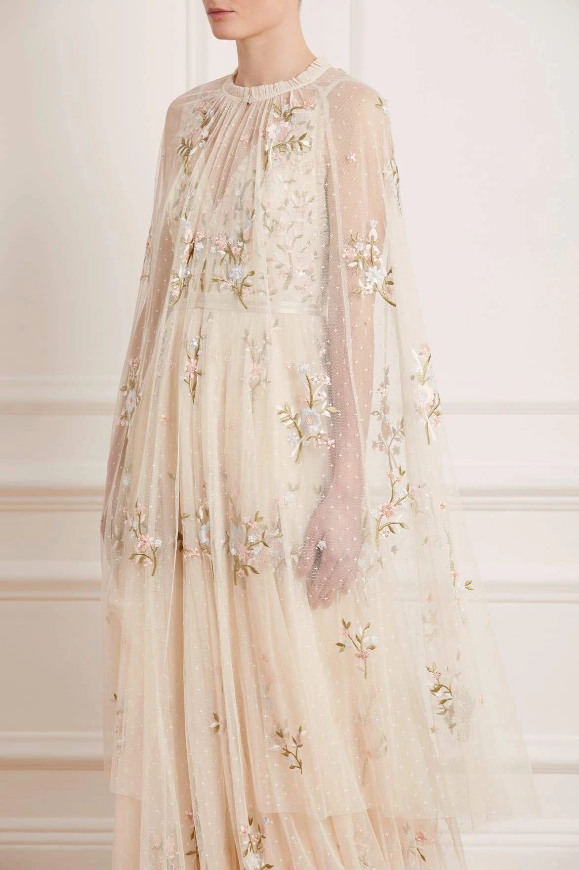 Needle & Thread Holding LTD Petunia Midaxi Cape 1 Needle & Thread Holding LTD Petunia Midaxi Cape