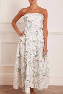 Needle & Thread Holding LTD Posy Blossom Corset Ankle Gown All - Womenswear