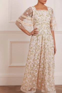 Needle & Thread Holding LTD Pretty Petals Ankle Gown