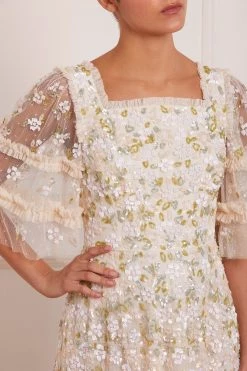 Needle & Thread Holding LTD Pretty Petals Ankle Gown