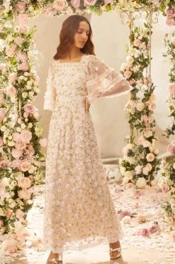 Needle & Thread Holding LTD Pretty Petals Ankle Gown