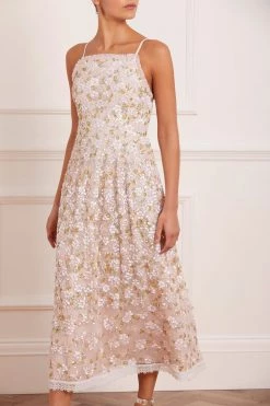 Needle & Thread Holding LTD Pretty Petals Bib Ballerina Dress