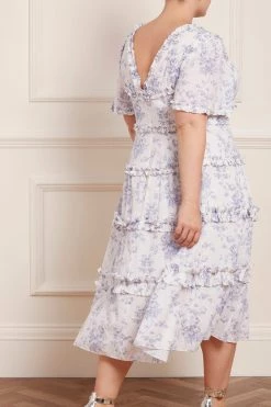 Needle & Thread Holding LTD New Arrivals Rambling Roses Cotton Midaxi Dress