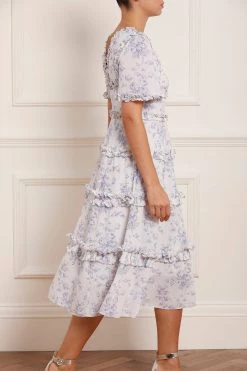 Needle & Thread Holding LTD New Arrivals Rambling Roses Cotton Midaxi Dress