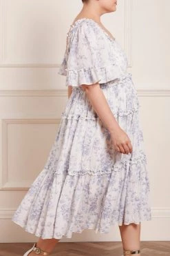 Needle & Thread Holding LTD Rambling Roses Cotton Smocked Midaxi Dress New Arrivals