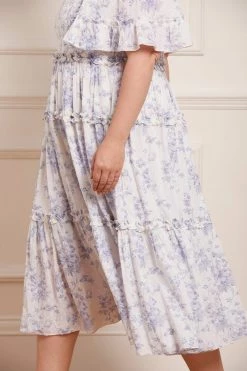 Needle & Thread Holding LTD Rambling Roses Cotton Smocked Midaxi Dress New Arrivals