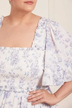 Needle & Thread Holding LTD Rambling Roses Cotton Smocked Midaxi Dress New Arrivals