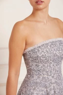 Needle & Thread Holding LTD Ribbon Lace Strapless Corset Ballerina Dress 17 Needle & Thread Holding LTD Ribbon Lace Strapless Corset Ballerina Dress