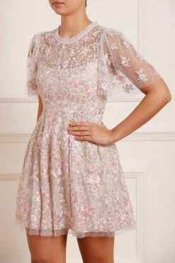 Needle & Thread Holding LTD Rose Dream Micro Mini Dress