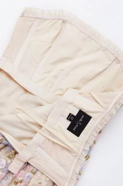 Needle & Thread Holding LTD New Arrivals Rose Dream Strapless Corset Micro Mini Dress