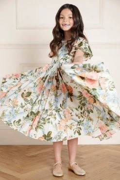 Needle & Thread Holding LTD Rose Garden Cotton Kids Prom Dress
