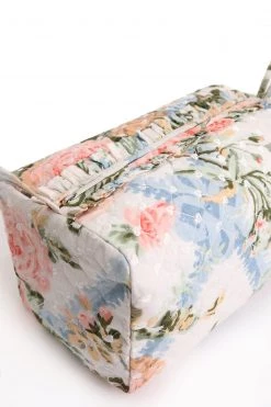 Needle & Thread Holding LTD Rose Garden Medium Quilted Makeup Bag