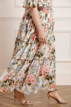 Needle & Thread Holding LTD All - Womenswear Rose Garden Smocked Cotton Ankle Gown