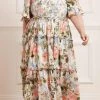 Needle & Thread Holding LTD Rose Garden Smocked Cotton Midaxi Dress All - Womenswear